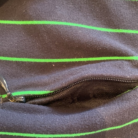 Lululemon Full Tilt L/S Slalom Stripe Inkwell Hyper Stripe Green Bean Inkwell 6 - Picture 6 of 11